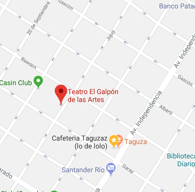 Mapa - El Galpón de las Artes