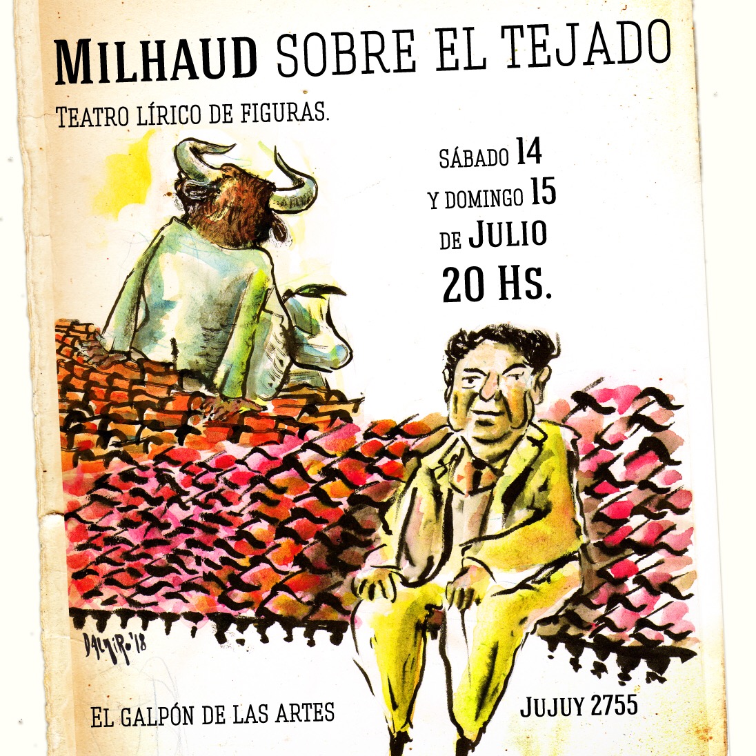 Milhaud sobre el tejado